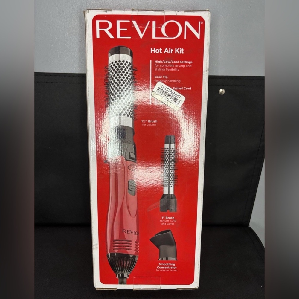 Revlon Hair Styling Tool with Red and Black Features